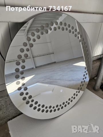 Луксозно огледало с LED осветление и сензорна технология, снимка 3 - Лед осветление - 51751175