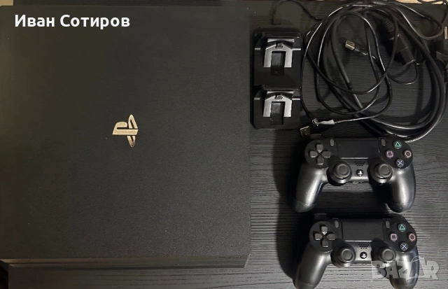 СУПЕР ОФЕРТА: PlayStation 4 Pro 1TB + 2 Джойстика + 8 Игри + Зарядно