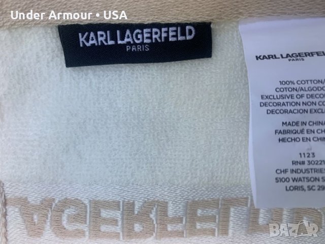 Karl Lagerfeld • Paris, снимка 1 - Хавлиени кърпи - 46087259