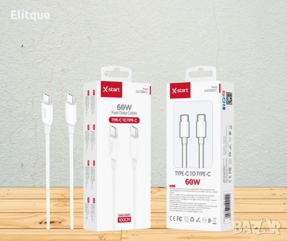 Кабел за бързо зареждане ,USB-C ,SJX318CC, снимка 3 - Кабели и адаптери - 52840135