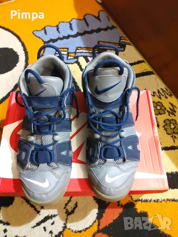 Nike Air More Uptempo 96' Grey Blue маратонки , снимка 2 - Маратонки - 52977777