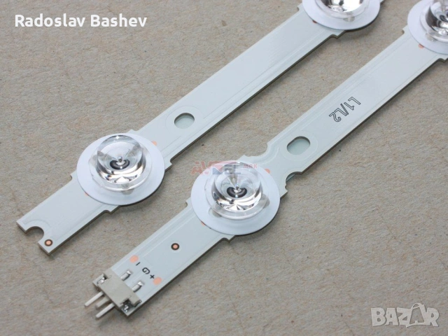 LED КОМПЛЕКТ LG 55" V14 SLIM DRT REV0.0.1 (12 ЛЕНТИ ПО 7 ДИОДА L1,L2,R1,R2 ), снимка 3 - Части и Платки - 52136797