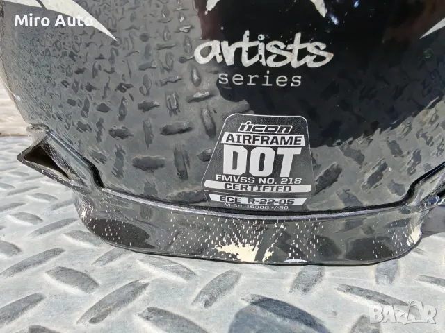 Каска Icon Artists Размер М, снимка 9 - Аксесоари и консумативи - 50367814