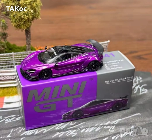 Mini GT #841 McLaren 720S LB*Works - Purple