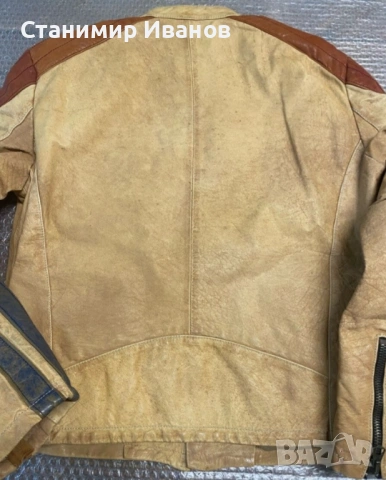 Кожено яке Brogden Track , снимка 8 - Якета - 53492157