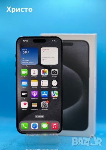 ГАРАНЦИОНЕН!!! Apple iPhone 15 Pro Max, 512GB, 5G, Black Titanium, снимка 3 - Apple iPhone - 46062134