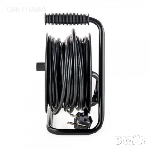 Muhler удължител с макара, 4 гнезда, дължина 15м, снимка 2 - Други стоки за дома - 51461621