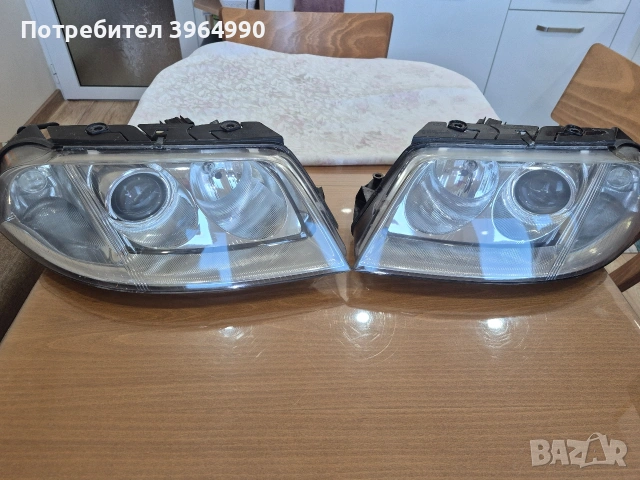 Кристални Оригинални Неразличими от нови фарове HELLA за пасат В5.5 