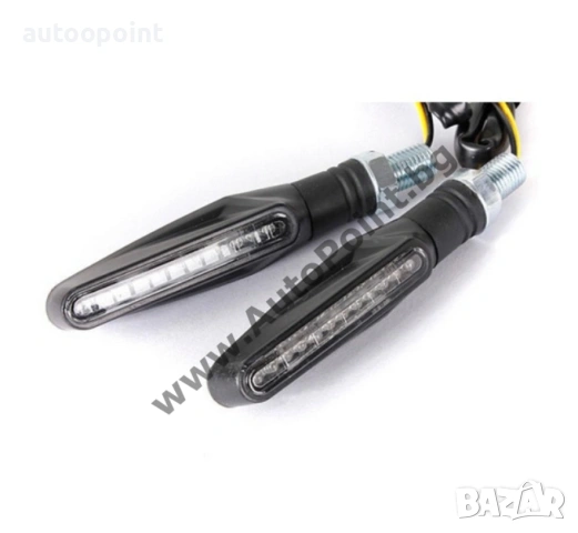 LED Мигачи за мотор скутер мотоциклет, снимка 4 - Аксесоари и консумативи - 53983138