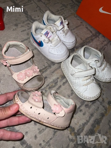 Лот 3ч Nike бебешки маратонки,сандали и обувки , снимка 3 - Бебешки обувки - 48427934