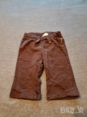 6-9м 74см Панталон тип долница, памук, кафяв, без следи от употреба 