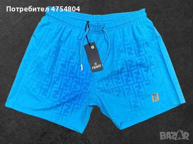 Мъжки бански Fendi с ефект при намокряне, снимка 7 - Бански - 53709930