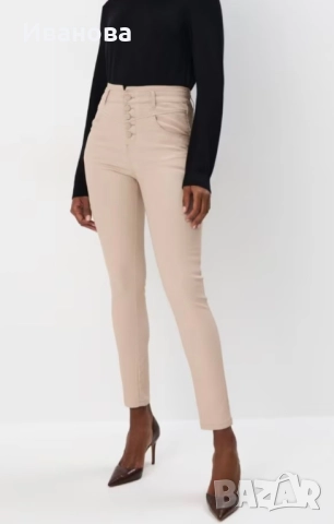 Нов страхотен панталон висока талия, снимка 2 - Панталони - 52307741