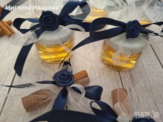 Бурканчета с мед 25, 40 и 50 мл, снимка 8 - Пчелни продукти - 39991688