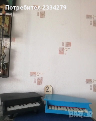 Стари детски музикални инструменти, чинели, дайре, акордеон. , снимка 5 - Антикварни и старинни предмети - 49777852