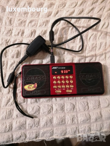 Преносимо радио JOC H1811UR-BT, Блутут, USB, SD карта, Акумулаторна батерия, снимка 2 - Радиокасетофони, транзистори - 53852163