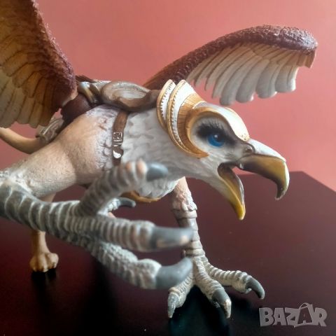 Колекционерска фигурка Schleich World of History Knights Griffin Rider Bird of Prey 2012 , снимка 9 - Колекции - 45493079