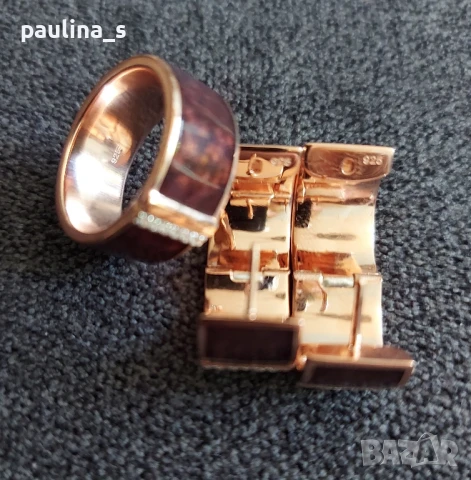 Два различни броя / Дизайнерски комплект сребърни бижута проба 925 / Япония Japan , снимка 17 - Бижутерийни комплекти - 32971465