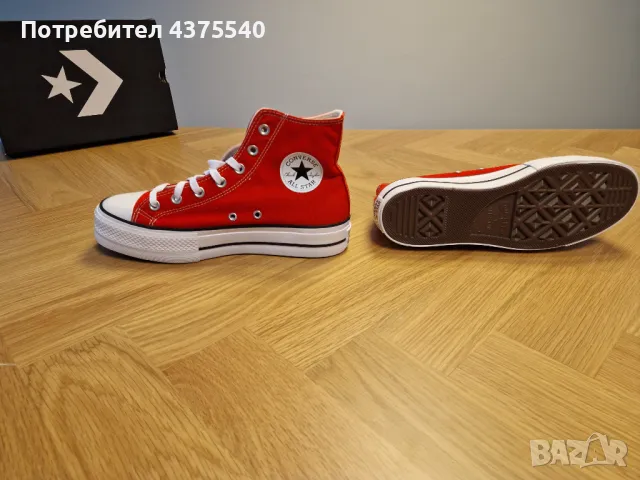 Кецове Converse Chuck Taylor All Star Lift Platform , снимка 5 - Кецове - 49021621