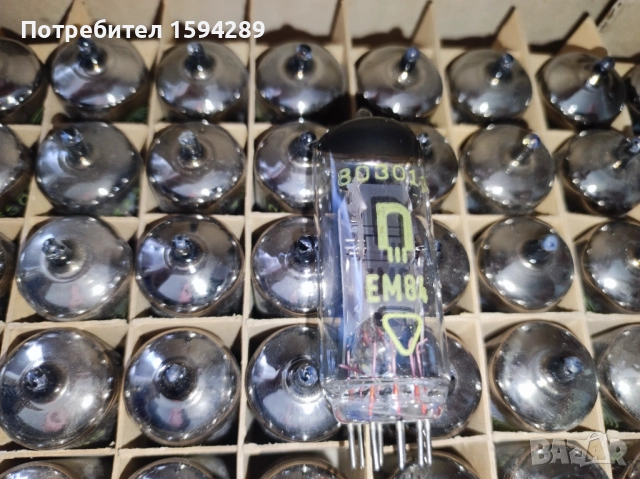 Нови радио лампи Tungsram EM80 и RFT EM84 