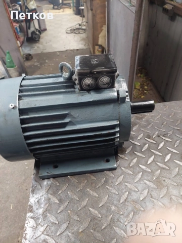 Български трифазен електро двигател 4kw,след основен ремонт, 2г гаранция , снимка 5 - Електродвигатели - 52483863