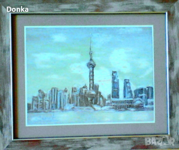 Зимна картина пейзаж "Торонто"