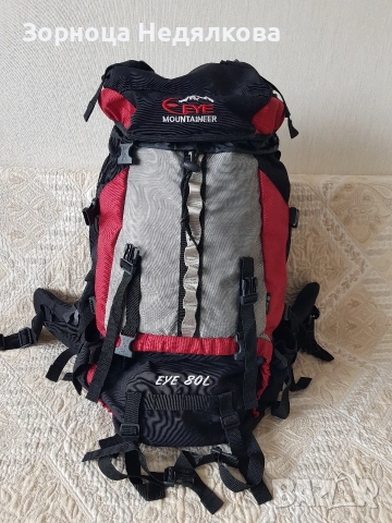 Голяма туристическа раница 80л, , снимка 5 - Раници - 53643984
