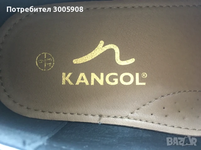Мъжки обувки Kangol 43 номер за широк крак- Естествена кожа, снимка 5 - Официални обувки - 50953422