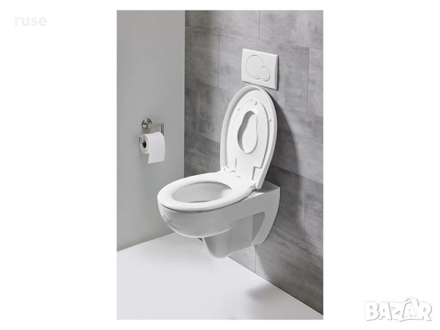 НОВА! Седалка 2в1 за тоалетна чиния плавно затваряне Easy-Click , снимка 7 - Други - 45780498