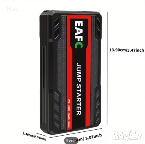 Преносим стартер за автомобили и батерия Power Bank, снимка 2 - Аксесоари и консумативи - 51971267