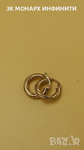 Златни обеци, снимка 3 - Обеци - 52916818