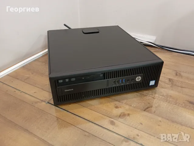 Настолен компютър HP EliteDesk 800G2 SFF - i7 6700, снимка 1 - Работни компютри - 47768905