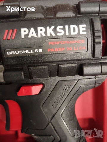 Акумулаторен винтоверт Parkside Performance PABSP 20-Li C4., снимка 2 - Винтоверти - 53807672