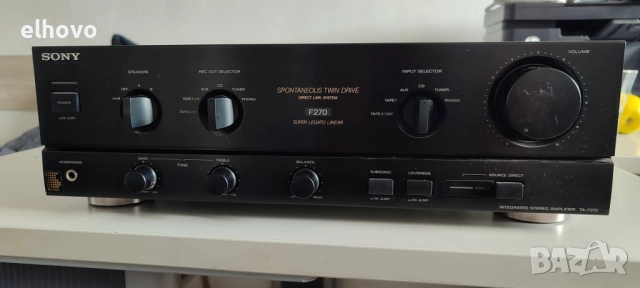 Стерео усилвател Sony TA-F270#2, снимка 9 - Ресийвъри, усилватели, смесителни пултове - 52142121