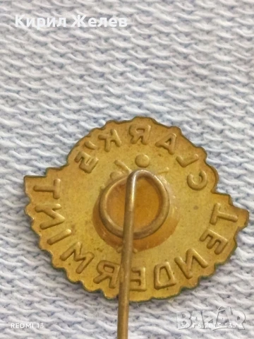 Пет значки стари редки от соца LOKAVIT,CLARKS,VAN HOUTEN за КОЛЕКЦИЯ ДЕКОРАЦИЯ 28692, снимка 7 - Колекции - 50847437