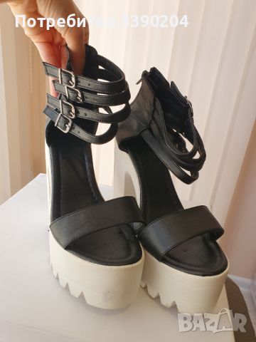 Обувки на висок ток, снимка 4 - Дамски обувки на ток - 46427877