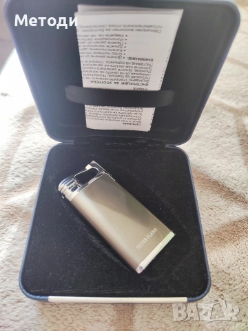Запалка Silver Flame SF218 сива сребриста 