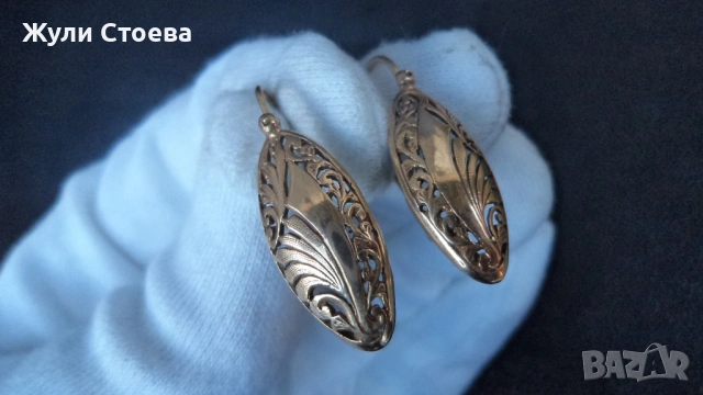 Златни обеци бадеми