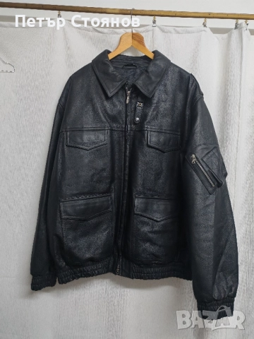 Немско полицейско кожено яке STADLER за моторист р-р 64