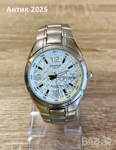 Мъжки часовник Casio Edifice EF-125D, стоманена верижка, 100 м