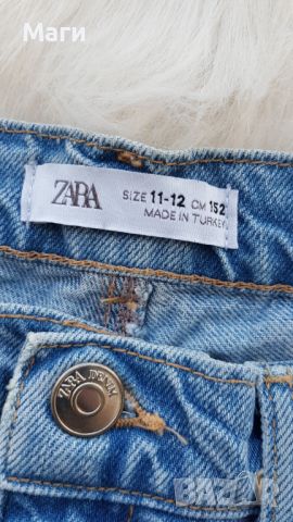 Къси дънки ZARA  размер 11-12години , снимка 3 - Детски къси панталони - 45693361