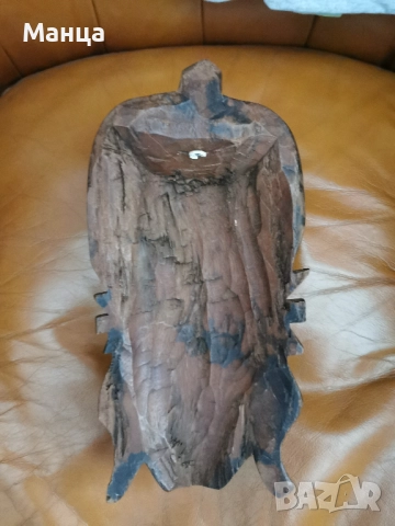 Африканска маска Бауле, снимка 4 - Антикварни и старинни предмети - 52175393