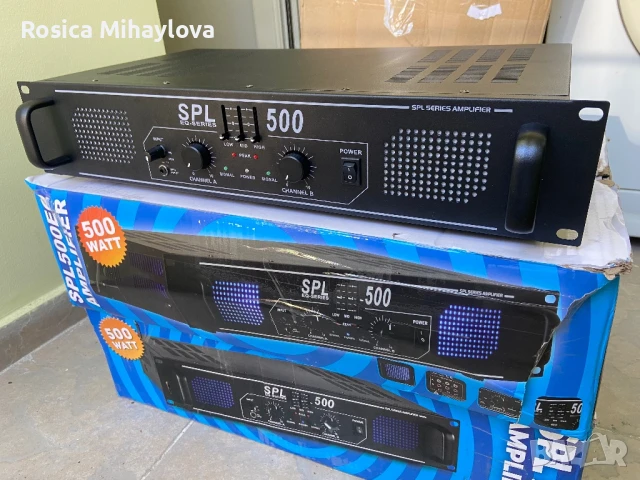 Усилвател с еквалайзер SPL 500 вата !, снимка 2 - Ресийвъри, усилватели, смесителни пултове - 51319747