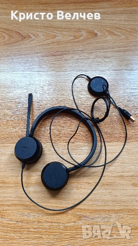 Jabra слушалки с микрофон (жични, USB), снимка 3 - Bluetooth слушалки - 53937867