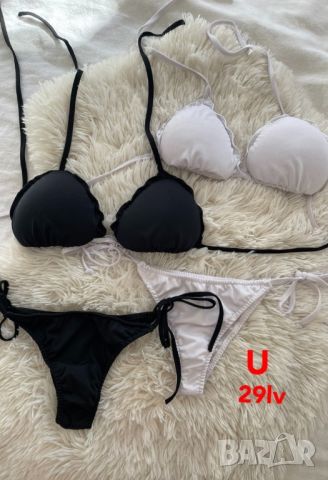 Дамски бански комплект бикини и едно парче , снимка 1 - Бански костюми - 41379041