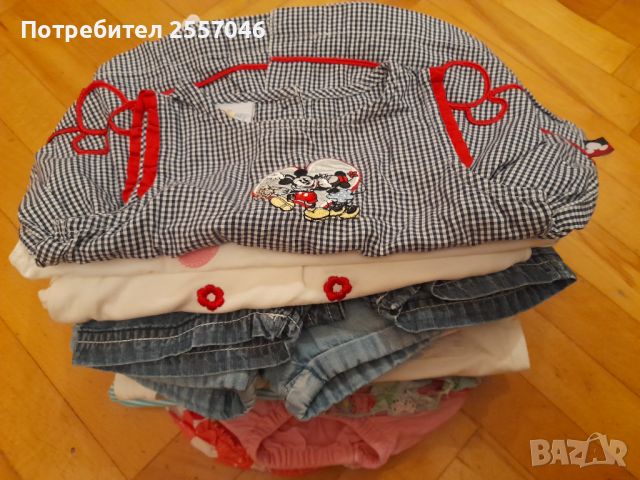 Летни дрешки за момиче 74 рр, снимка 1 - Комплекти за бебе - 45256241