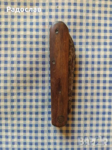 стар сгъваем нож Велико Търново , снимка 2 - Ножове - 49884778