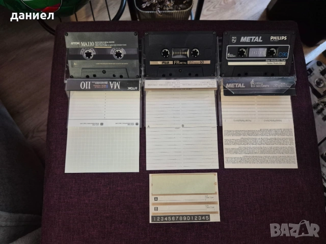 Три метални аудио касети TDK MA110, FUJI FR METAL 60 и PHILIPS METAL C90 + подарък, снимка 6 - Аудио касети - 53712204
