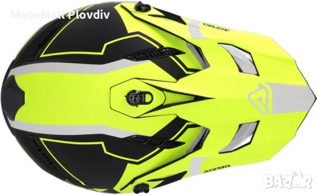 КАСКА Acerbis PROFILE 5 BLACK/FLUO YELLOW, снимка 4 - Аксесоари и консумативи - 49129047