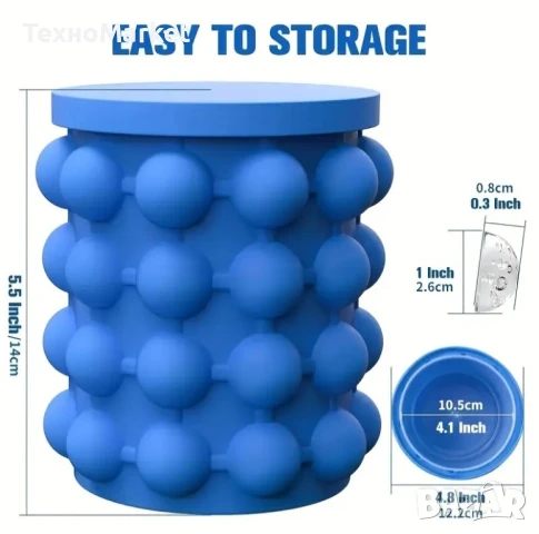 Голяма Форма за Лед – Бързо и Лесно Замразяване на Кръгли Кубчета Лед

, снимка 3 - Форми - 50671004